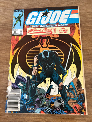 G.I. Joe # 95 GD Marvel Comic Book Snake Eyes Duke Cobra Destro 17 J481