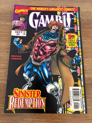 Lot Of 4 Gambit Marvel Comic Books # 1 2 3 4 VF-NM X-Men Wolverine 25 J461