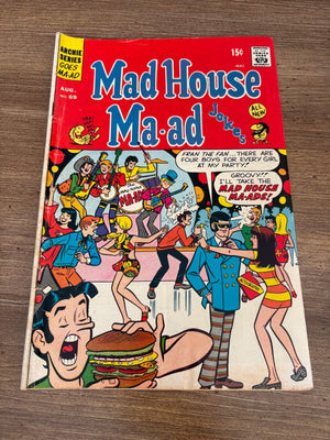 Mad House Ma-Ad Jokes # 69 FN Archie Comic Book Jughead Riverdale Betty 7 J475