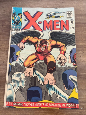 (Uncanny) X-Men # 19 VG Marvel Comic Book Iceman Angel Beast Jean Grey 12 J477
