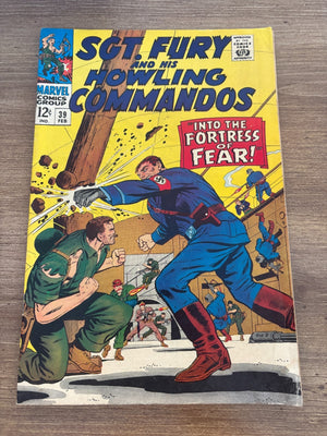 Sgt. Fury & His Howling Commandos # 39 VG Marvel Comic Book Nick Fury 16 J477