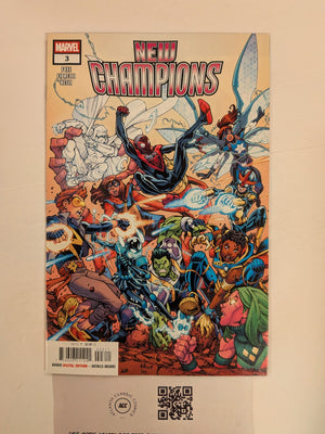 New Champions #3 NM Marvel Comic Books Liberty Moon Squire Hellrune 1 HH130