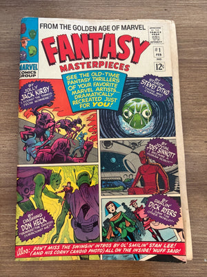 Fantasy Masterpieces # 1 VG Marvel Comic Book Jack Kirby Steve Ditko 18 J477
