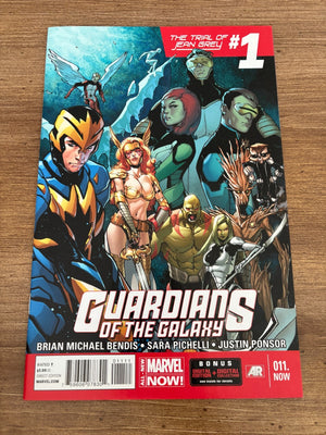 Lot Of 5 Guardians Of The Galaxy Marvel Comic Books #11 12 13 14 15 NM 7 J482