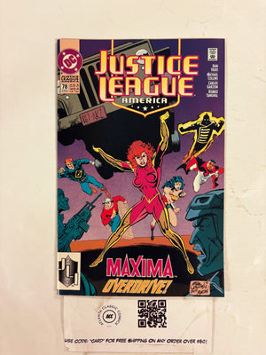 Justice League America #78 NM DC Comic Books Booster Gold Blue Beetle 29 HH116