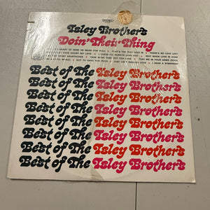 The Isley Brothers Doin' Their Thing Best Of Vinyl LP Record 2 ER16