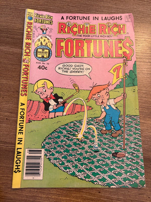 Richie Rich Fortunes # 52 FN Harvey Comic Book Poor Little Rich Boy 9 J462