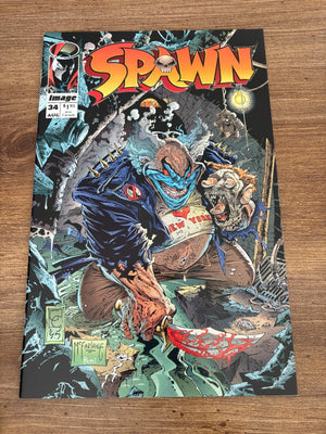Spawn # 34 NM 1st Print Image Comic Book Todd McFarlane 9 J481