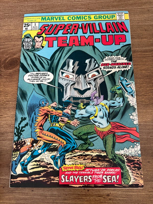 Super Villain Team Up # 1 VF Marvel Comic Book Dr. Doom Namor Atlantis 13 J483
