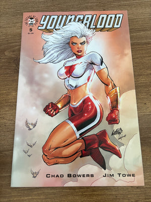Youngblood # 5 NM 1st Print Variant Cover Image Comic Book Liefeld 1 J482