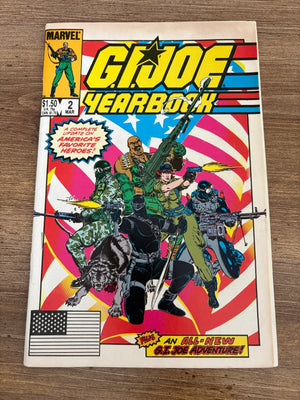 G.I. Joe Yearbook # 2 FN Marvel Comic Book Snake Eyes Duke Cobra 6 J471