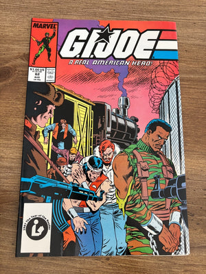 G.I. Joe # 62 NM Marvel Comic Book Snake Eyes Duke Cobra Commander 9 J471