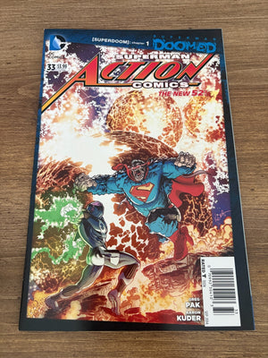 Action Comics #33 (2014) Newsstand Variant DC Comic Book 4 J482