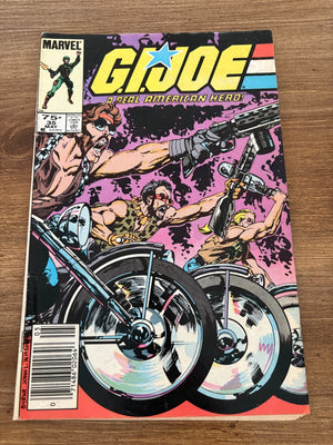 G.I. Joe # 35 FN Marvel Comic Book Snake Eyes Duke Cobra Destro 13 J481
