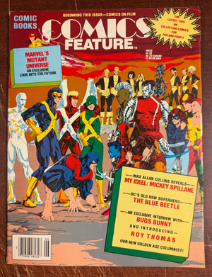 Comics Feature #45 June 1986 Comic Books Marvel Mutant Universe Wolverine 1 J251