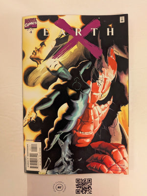 Earth X #4 NM Marvel Comic Books Fantastic Four Avengers X-Men 3 HH127