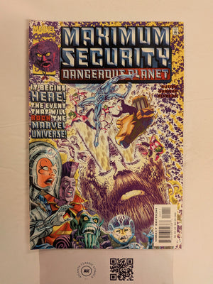 Maximum Security Dangerous Planet #1 NM Marvel Comic Books Ego 12 HH127
