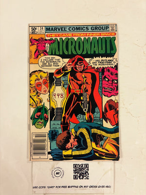 Micronauts #34 VF Marvel Comic Books Bug Space Glider Marionette 3 HH114