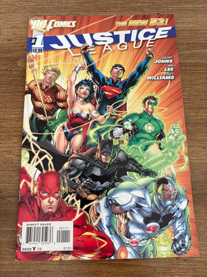 Justice League # 1 VF/NM New 52 1st Print DC Comic Book Batman Superman 16 J464