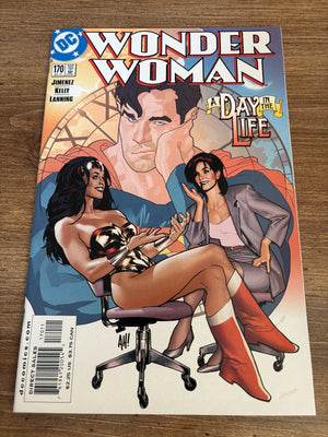 Wonder Woman # 170 VF-NM DC Comic Book Adam Hughes Cover Art 10 J477