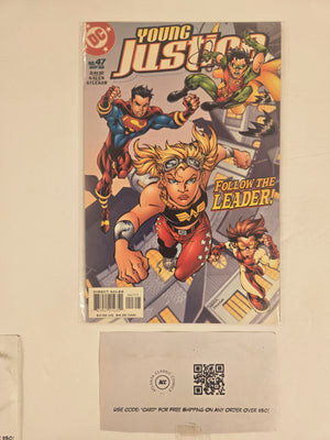 Young Justice #47 NM DC Comic Books Robin Superboy Wonder Girl 8 HH128