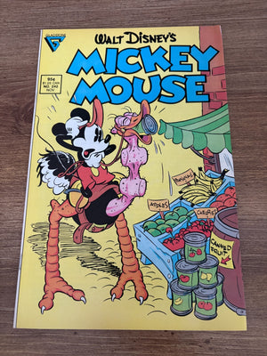 Lot Of 5 Mickey Mouse Gladstone Comic Books # 242 243 244 245 246 Disney 16 J476
