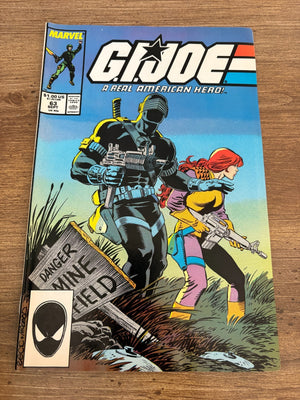 G.I. Joe # 63 NM- Marvel Comic Book Snake Eyes Duke Cobra Commander 9 J471