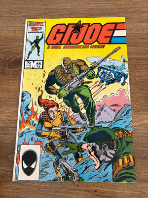 G.I. Joe # 56 NM Marvel Comic Book Snake Eyes Duke Cobra Commander 9 J471