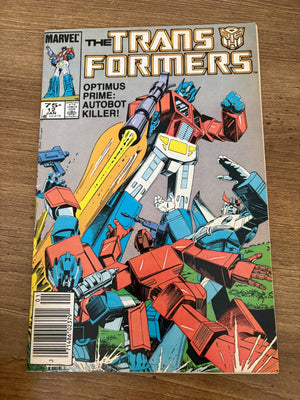 Transformers # 12 FN/VF Marvel Comic Book Mini Series 1st Issue Optimus 20 J481