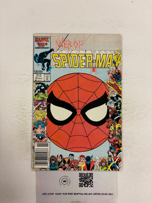 Web of Spider-Man #20 1986 Newsstand Marvel VF-NM Comic Book 26 ET34