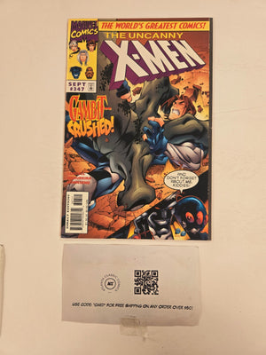 Uncanny X-Men #347 NM Marvel Comic Books Rogue Gambit Wolverine 7 HH135