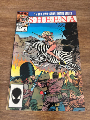 Sheena # 2 VF/NM Marvel Comic Book Limited Series Gray Morrow Art Cover 8 J475