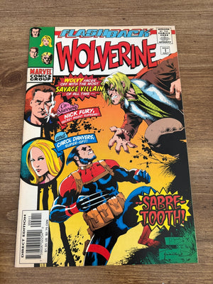 Wolverine Flashback #-1 NM- Marvel Comic Book 1st Print X-Men Sabretooth 18 J465