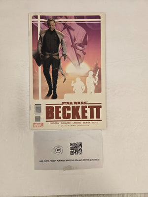 Star Wars Beckett #1 Marvel VF-NM Comic Book 15 ET30