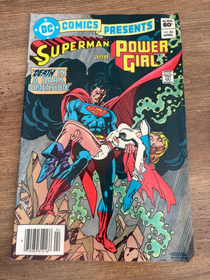 DC Comics Presents # 56 FN Comic Book Superman Power Girl 6 J462