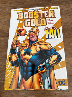 Booster Gold The Big Fall Hardcover DC Graphic Novel Comic Book 4 J475