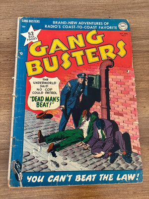 Gang Busters # 17 VG DC Golden Age Comic Book Police Cover Art Frazetta 20 J347