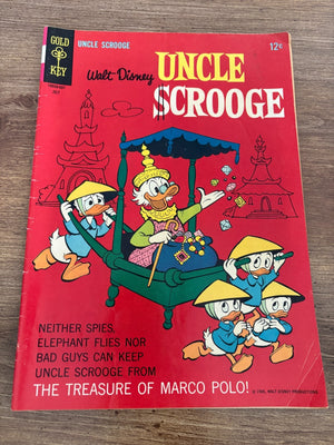 Uncle Scrooge # 64 FN- Gold Key Silver Age Comic Book Walt Disney Donald 10 J463