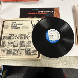 Lou Donaldson Alligator Bogaloo LP Vinyl Record Blue Note Soul Jazz 2 ER5
