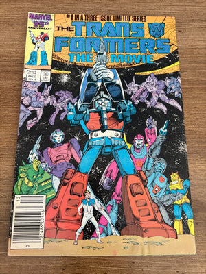 Transformers The Movie # 1 FN-VF Marvel Comic Book Optimus Prime 27 EC1