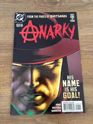 Lot Of 4 Anarky DC Comic Books # 1 2 3 4 VF-NM Batman Superman Flash 7 J457