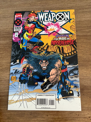 Lot Of 4 Weapon X Marvel Comic Books # 1 2 3 4 VF-NM X-Men Wolverine 18 J458