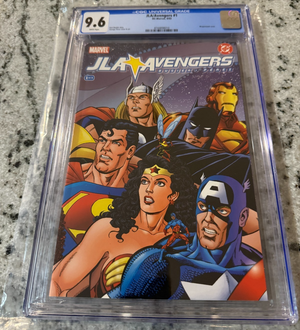 JLA Avengers # 1 CGC 9.6 Marvel DC Comic Book 2003 George Perez Justice Lea JH40