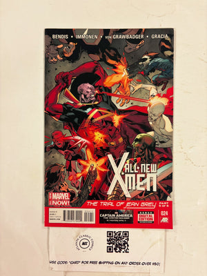 All New X-Men #24 NM Marvel Comic Books Jean Grey Cyclops Beast Ice man 9 HH117