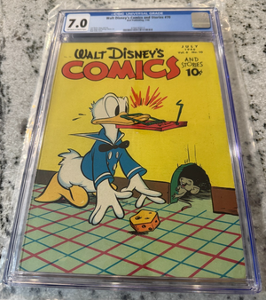 Walt Disney's Comics & Stories # 70 CGC Graded 7.0 Dell Comic Book 1946 JH43