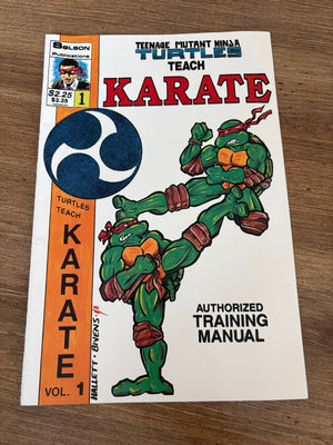 Ninja Turtles Teach Karate # 1 NM- Solson Comic Book Training Manual 13 J471