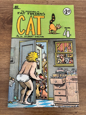 The Adventures Of Fat Freddy's Cat # 4 FN Rip Off Press Comic Book 3 J463
