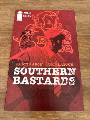 Southern Bastards #5 (2014) NM Signed / Sketched Jason Latour Comic Book 9 J482