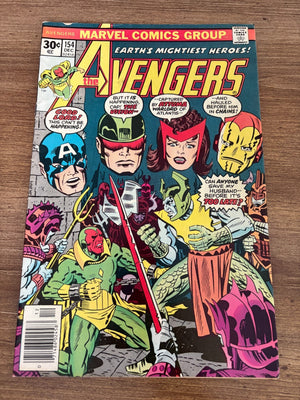 Avengers # 154 FN Marvel Comic Book Iron Man Hulk Thor 12 J465