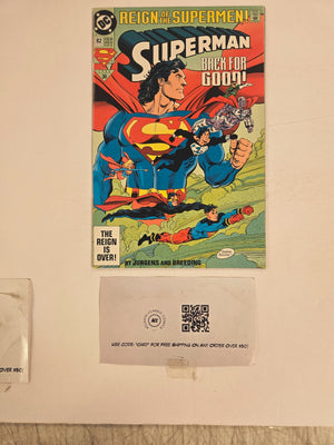 Superman #82 NM DC COmic Books Superboy Eradicator Steel Supergirl 10 HH134